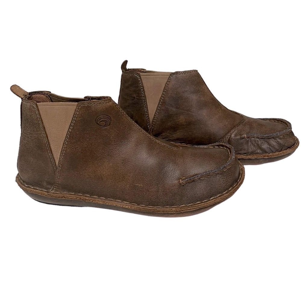 Tamarindo Seafarer Brown Leather Men’s Slip-On Ankle Booties Size 11 ½